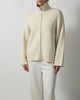 Soft Goat Cardigan Double Knit Hvit L