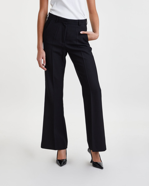 Trousers Flared Tailored Black 2