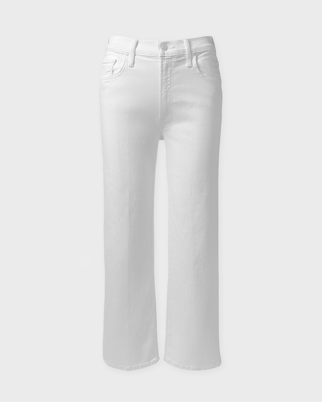 Mother Denim Jeans Rambler Zip Ankle Fairest Of Them All White 29