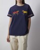 Found T-shirt Embroidered Unisex Horse Equine Navy XS