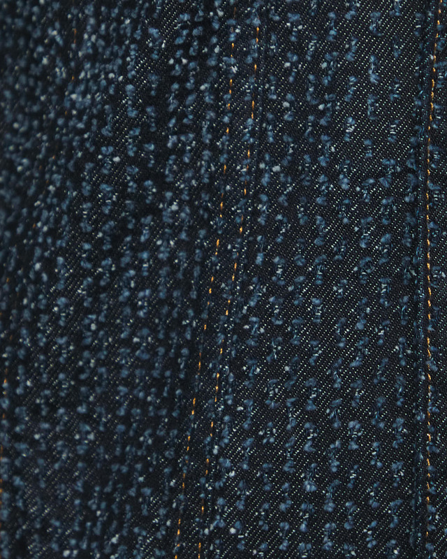 Ganni Blazer Fluffy Denim Denim 38