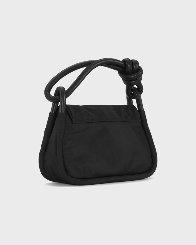 Ganni Bag Knot Flap Over Svart ONESIZE