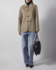RÓHE Jacket Double-Faced Wool Pankou Closure Desert 34