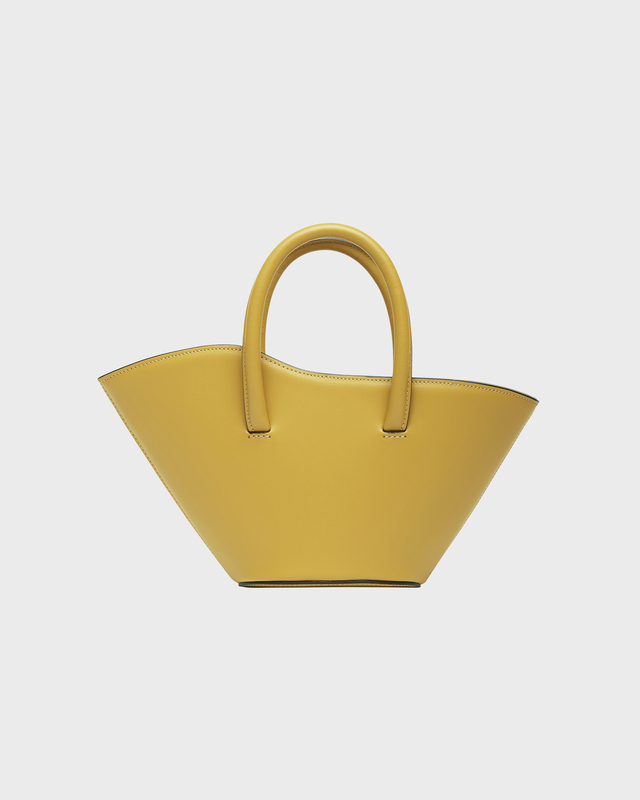 Little Liffner CHAINED OPEN TULIP TOTE MICRO Olivgrön ONESIZE