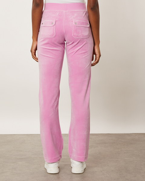 Trousers Del Ray Classic Velour  Rosa 2