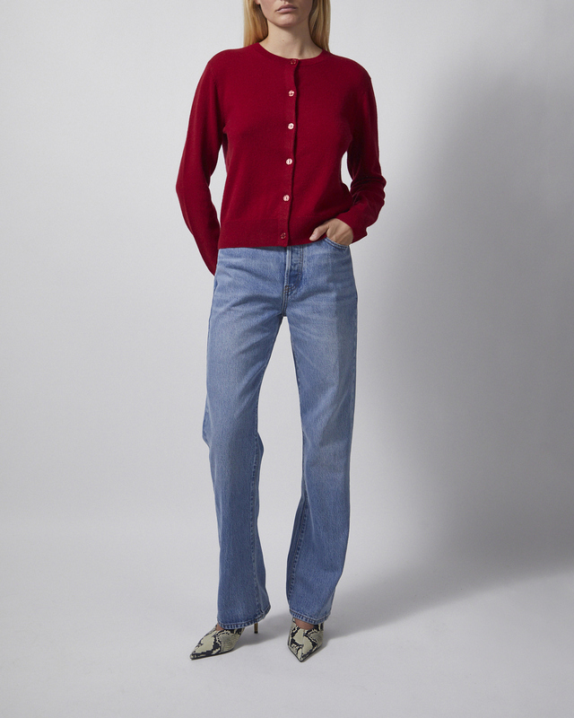 Samsøe Samsøe Cardigan Cashmere Dark Red L