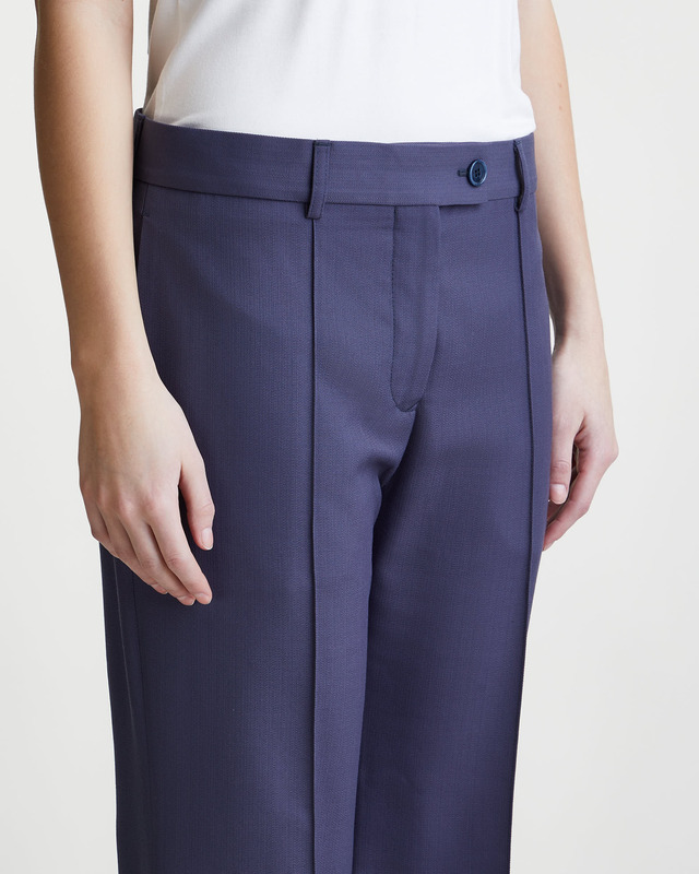Acne Studios Byxor Tailored Flared Mid blue  34