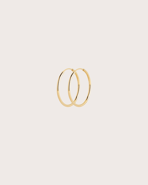 Earrings Senorita 20 Hoop Silver 1