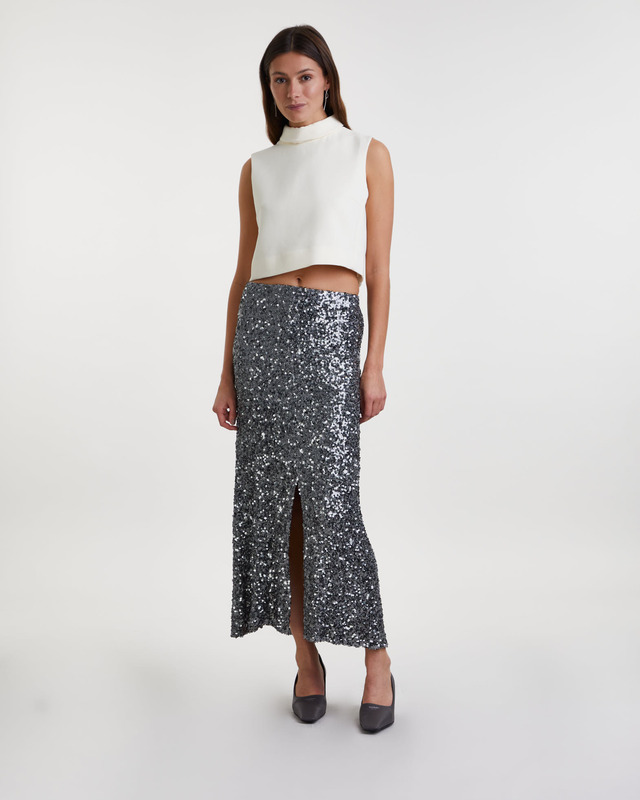 Wakakuu Icons Skirt Alba Sequin Grå XS