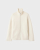 Soft Goat Cardigan Double Knit Hvit L