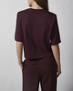 Wakakuu Icons T-shirt Padded Shoulder Burgundy S