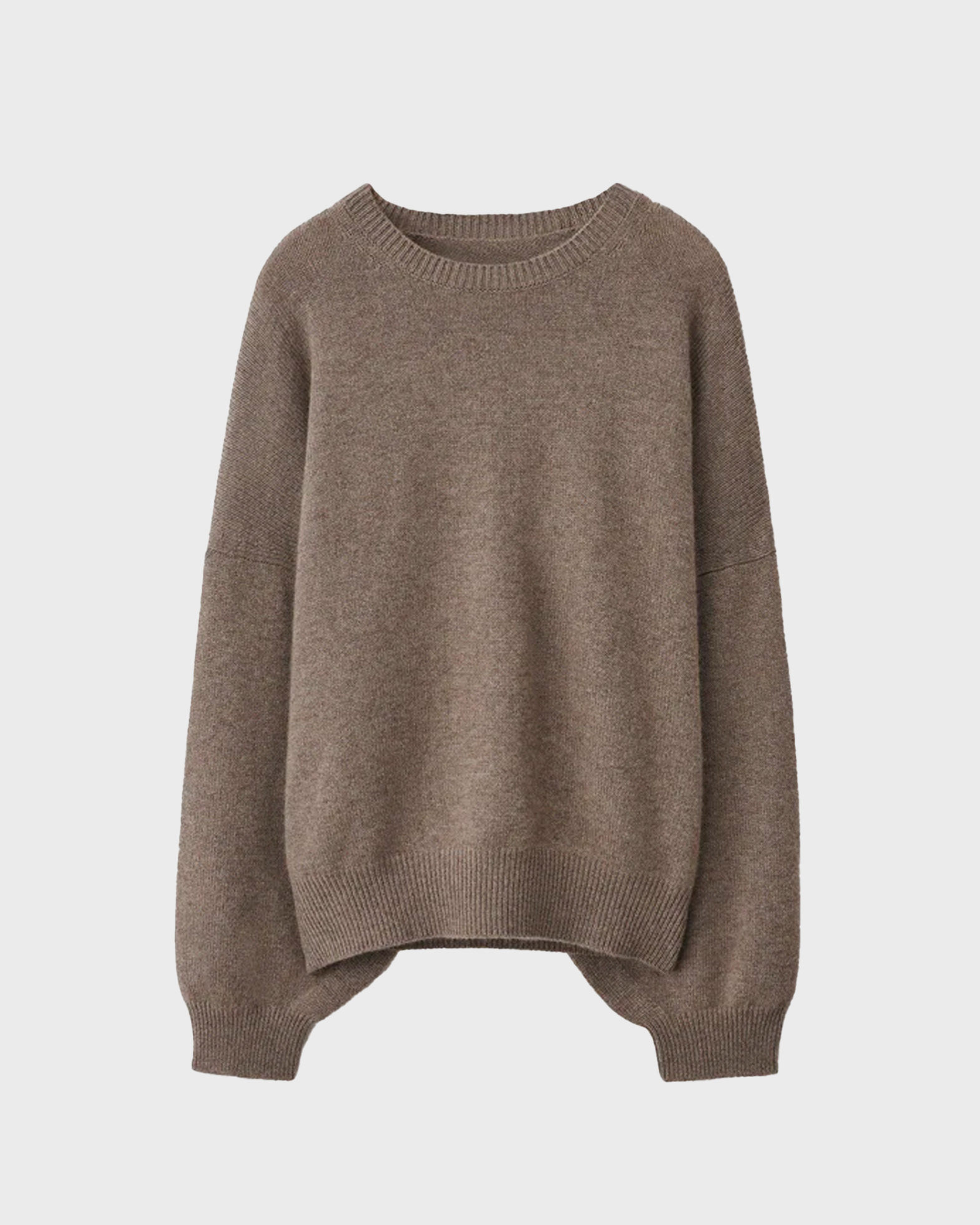 Lisa Yang Women's Taupe Sweater Veira Cashmere 2 (M-L)