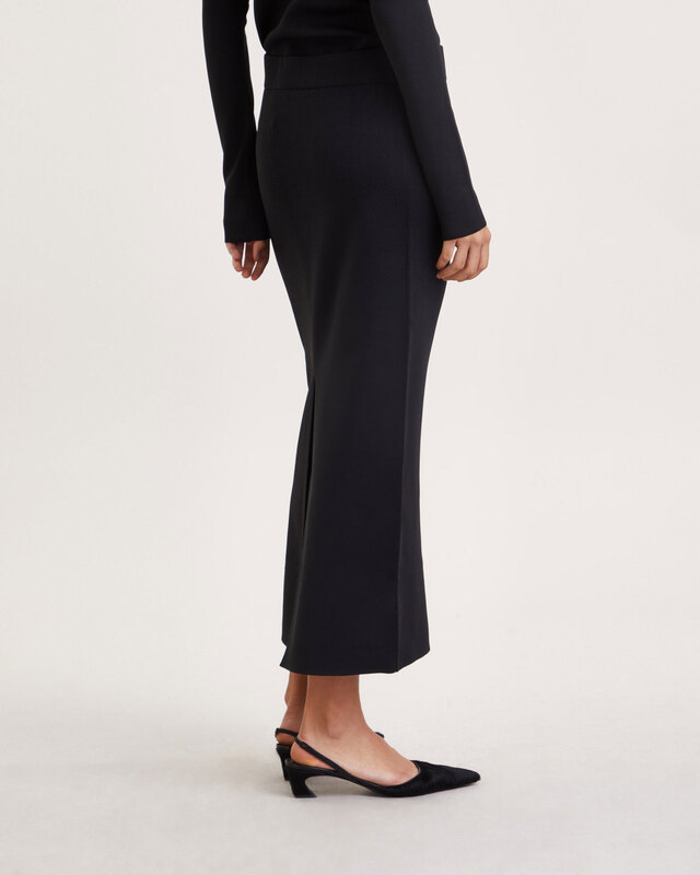 Rodebjer Skirt Flute Svart XL
