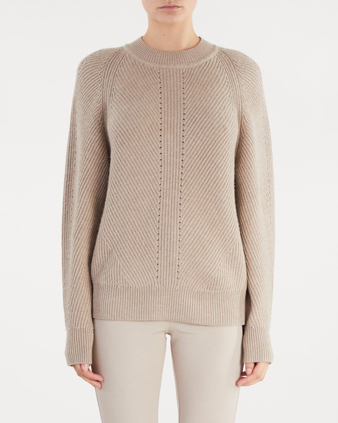 Sweater Luxe Cardigan Stitch Stone 1