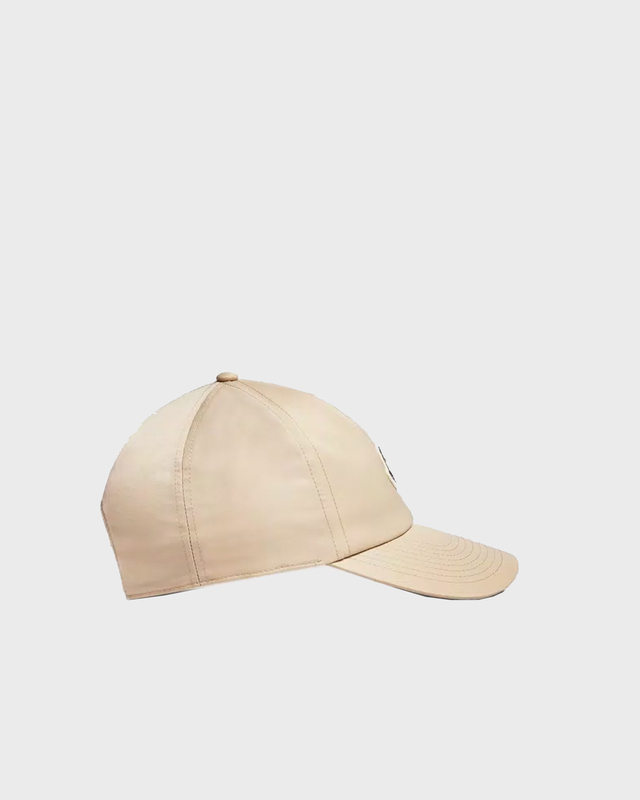 Moncler Keps Satin Baseball Ljusbeige ONESIZE