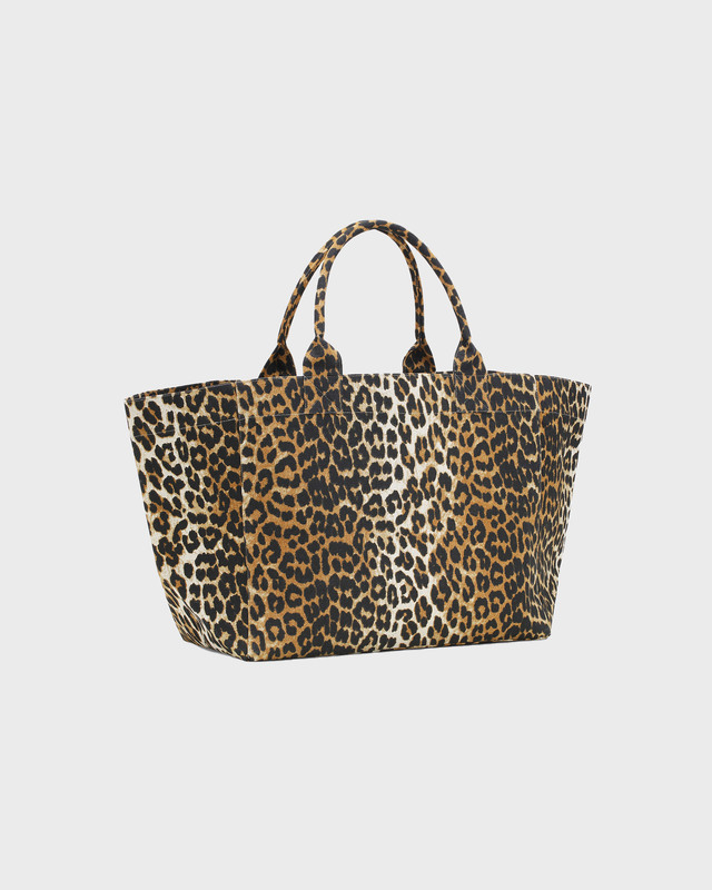 Ganni Bag Shopper XXL Print Leopard ONESIZE