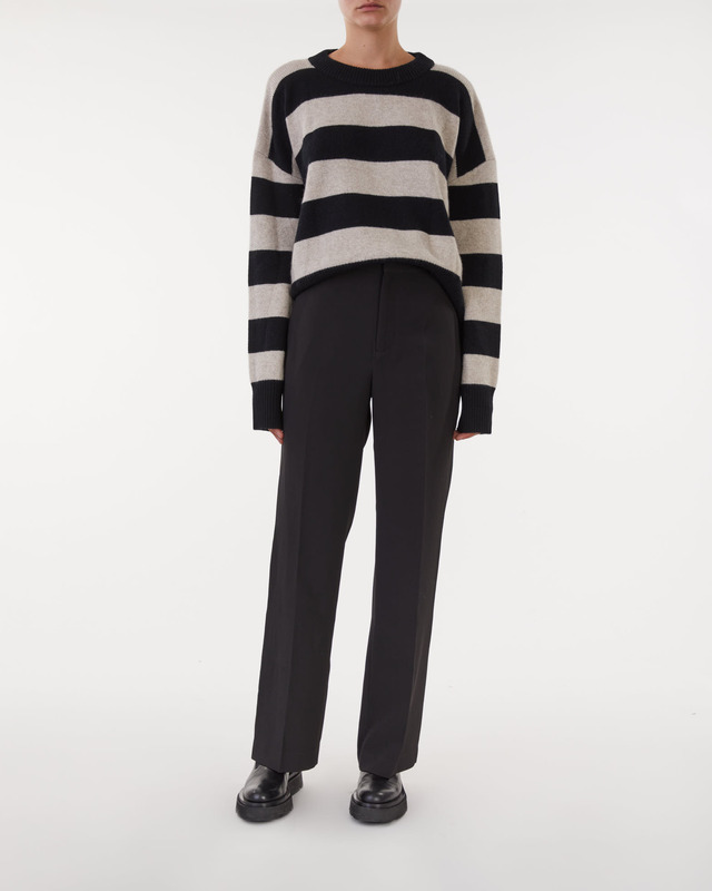 Wakakuu Icons Sweater Jo Striped Svart/beige  S