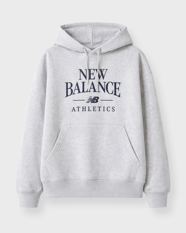 New Balance Hoodie Trackside Fleece Grey XL