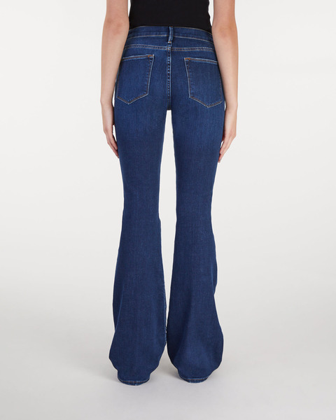 Jeans Le High Flare Dark blue wash 2