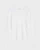 By Malene Birger T-shirt Long-sleeved Brita Flat White XS