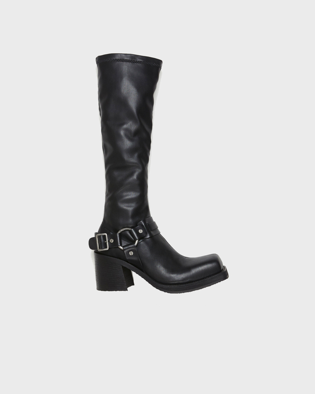 Acne Studios Boots Pull-On Buckle Black EUR 40