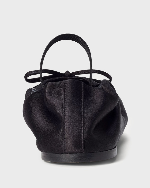 POLO Ralph Lauren Ballerina Silk Satin Svart US 7 (EUR 37,5)