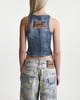 Acne Studios Tank Top Denim Print Denim S