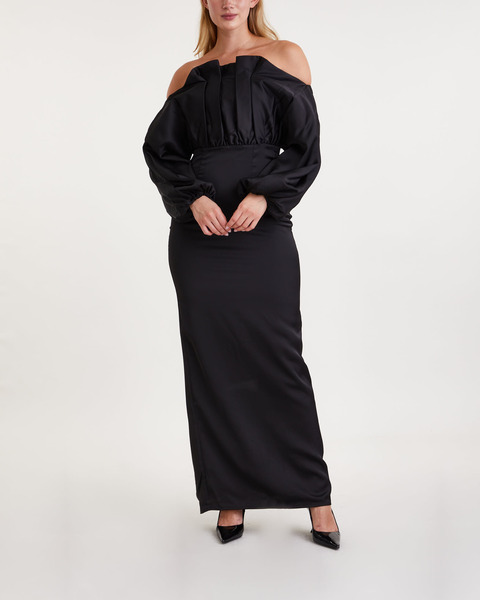 Mxidress charlotte off shoulder  Svart 1