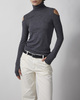 Wakakuu Icons Top Merino Wool Sania Cut Out Grey XS