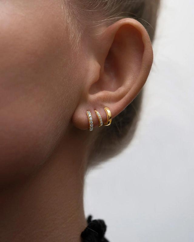 CBYC Earrings Mini Huggies Guld ONESIZE