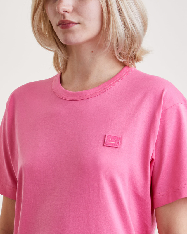 Acne Studios Top T-shirt Face  Light pink S