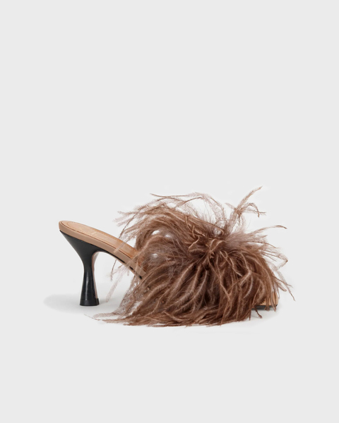Costanza Hazelnut Feathers/Vacchetta Hazel 1