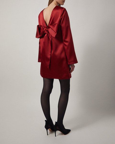 Klänning Elna Bow Mini Röd 2