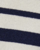 Wakakuu Icons Topp Lisabon Striped Wool Cashmere Blå/vit XS