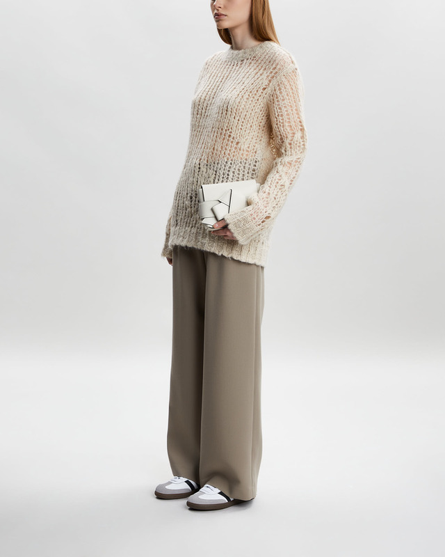 Acne Studios Sweater Mohair Blend Sand XS