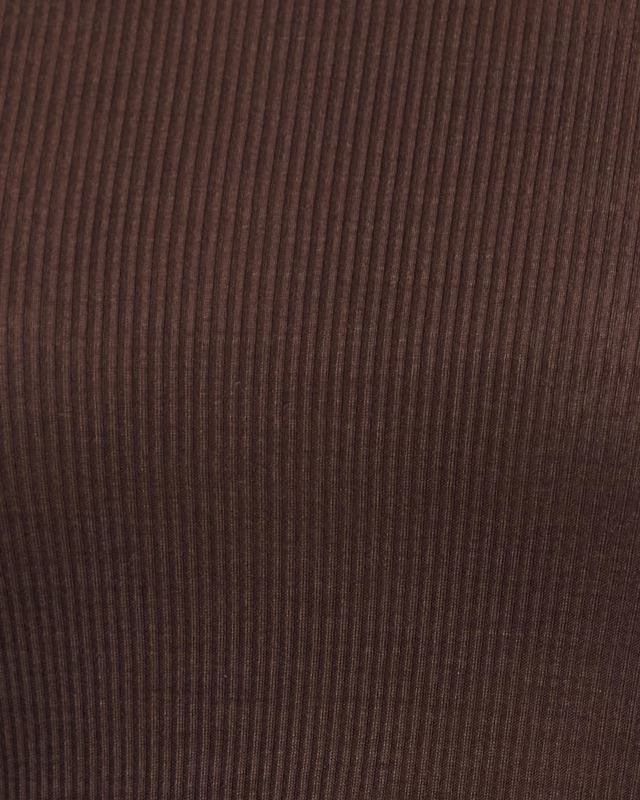 Dagmar Top Lyocell Long Sleeve Chocolate XS