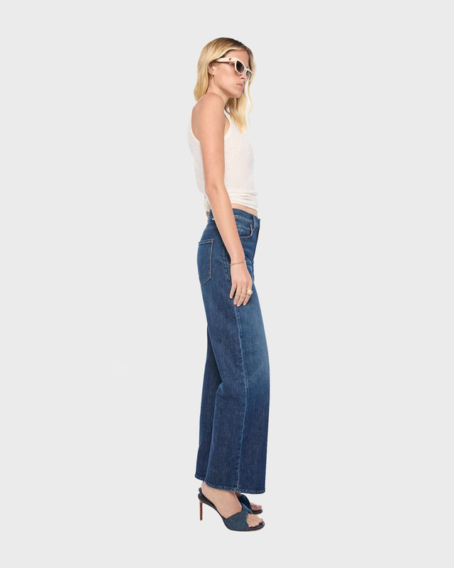 Mother Denim Jeans The Mid Rise Lasso Sneak That Belongs In A Museum Mørkeblå vask 27