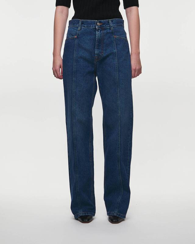 Dagmar Jeans Loose Fit Dark Blue Denim Dark blue wash W30/L32