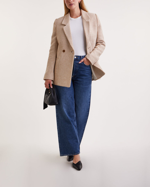 Blazer Fishbone Tan 2