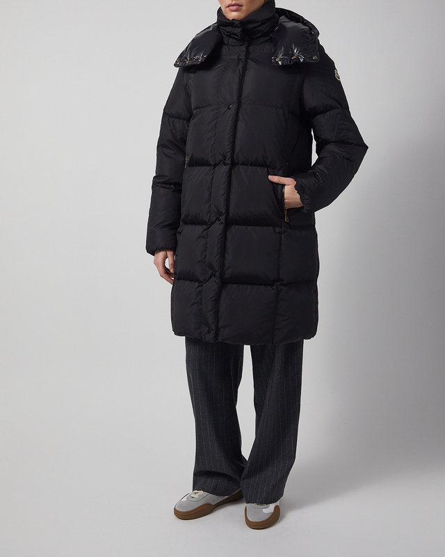 Moncler Jacket Little Long Coat  Black MONCLER 3 (M/L)