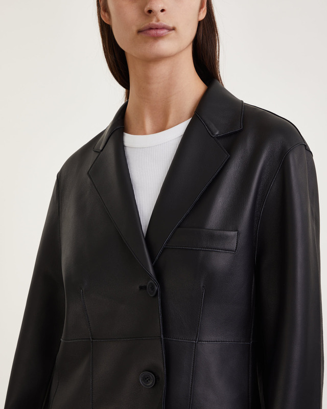 MEOTINE Blazer Lily Leather  Black S-M