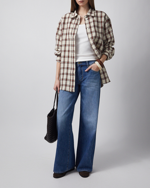 Shirt Oversized Check Red 2