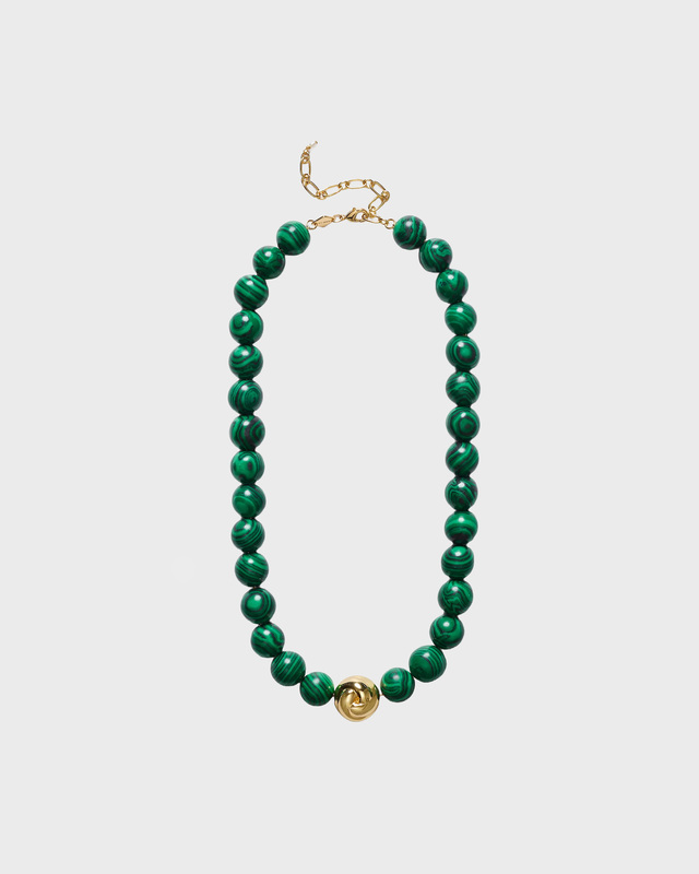 Anni Lu Necklace Malachite Dreams Green ONESIZE