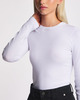 RÓHE Top Ribbed Cotton Crewneck White 36