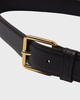 Wakakuu Icons Bälte Leather Dark Brown 90