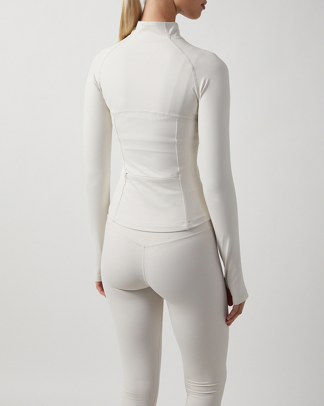 Sisterly tribe Softsculpt Zip Jacket Cream M