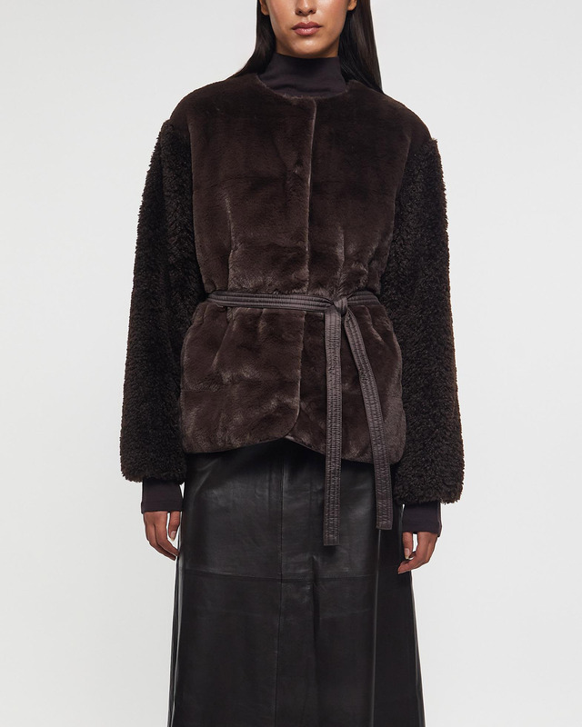 Moncler Jacket Jouillat Taupe MONCLER 1 (S)