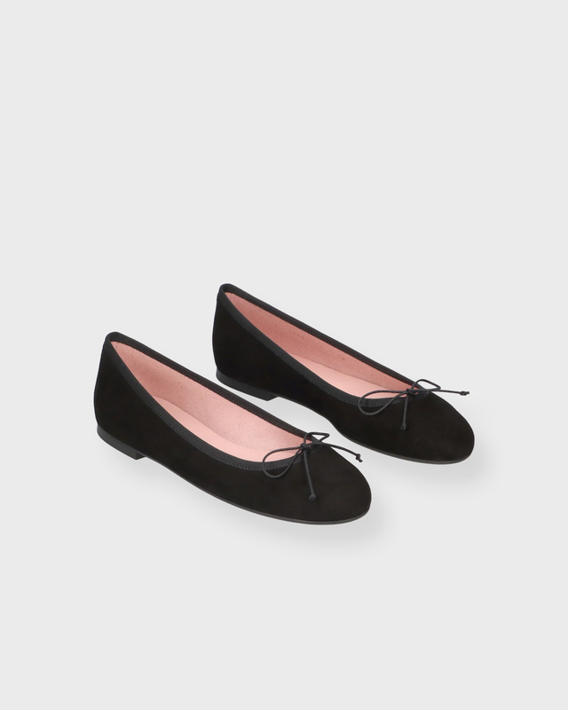 Pretty Ballerinas Ballet Flats Nicole Suede Black EUR 38