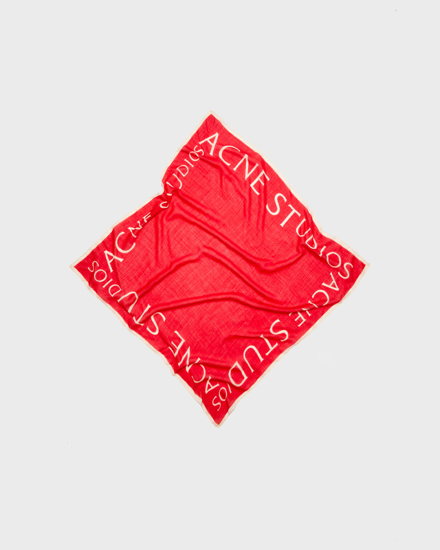 Acne Studios Scarf FN-UX-SCAR000274 Röd ONESIZE