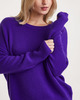 LISA YANG Sweater Mila Cashmere Lila/blå 2 (M-L)